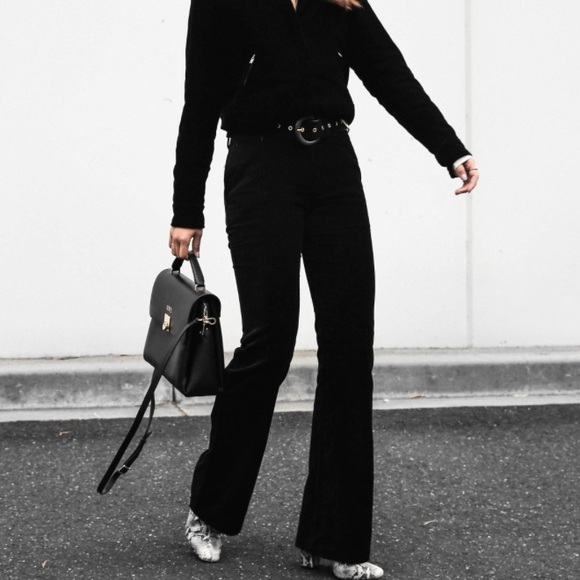 uniqlo velvet trousers